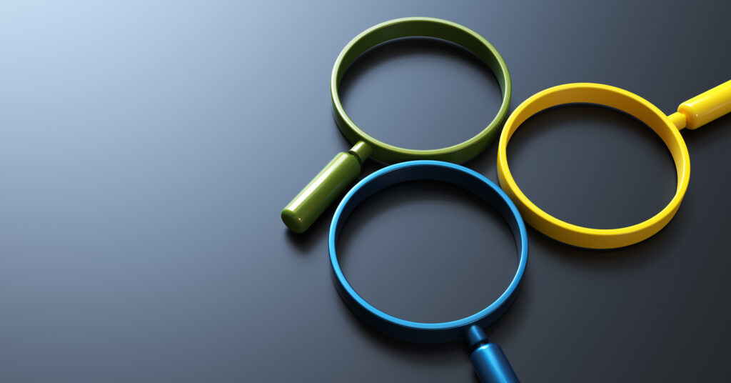 3 magnifying glasses on table betrayal examples