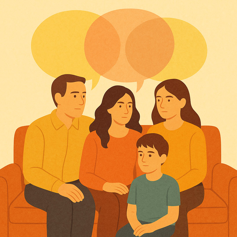 signs of family enmeshment thoughts conversations overlap